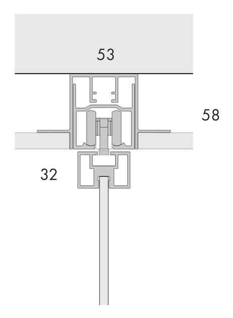 Controsoffitto, Anta singola